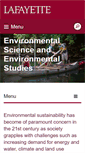 Mobile Screenshot of environment.lafayette.edu
