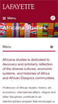 Mobile Screenshot of africana.lafayette.edu