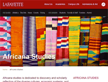 Tablet Screenshot of africana.lafayette.edu