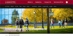 Desktop Screenshot of intercultural.lafayette.edu