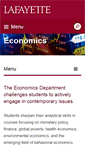 Mobile Screenshot of economics.lafayette.edu