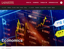 Tablet Screenshot of economics.lafayette.edu
