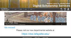 Desktop Screenshot of digital.lafayette.edu