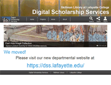 Tablet Screenshot of digital.lafayette.edu